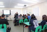 Creative writing workshop for students at Gibraltar College